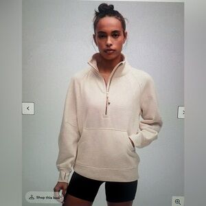 Lululemon Scuba oversized funnel neck half-zip